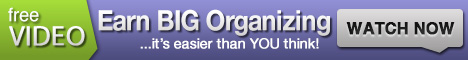 Earn Big From Organizing - Free Video